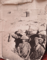 Fred with comrades in Indonesia awaiting the Japanese on their way to attack